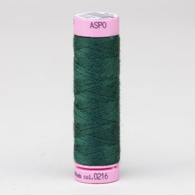 Amann Univerzální šicí nit ASPO 120 polyesterová, tmavě zelená 0216, návin 100m – Zboží Dáma