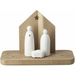 räder Vánoční betlém Nativity, přírodní barva, dřevo, porcelán – Hledejceny.cz