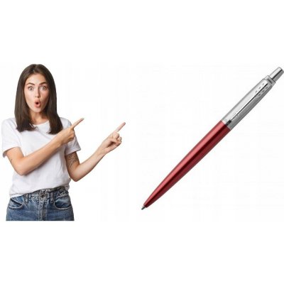 Parker 1502/1253187 Royal Jotter Kensigton Red CT kuličkové pero – Hledejceny.cz