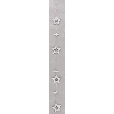 MagicHome Ozdoba Christmas Woodeco Mléčná dráha bal. 5 ks 90x8 cm – Hledejceny.cz