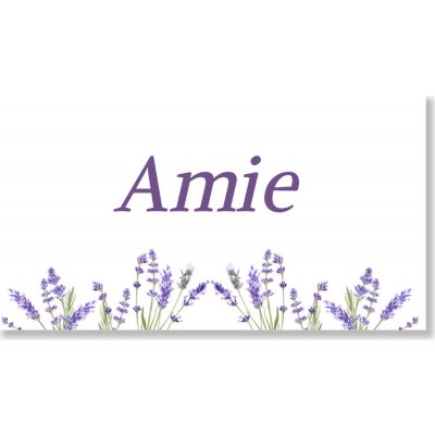 Personal Personal Jmenovka na stůl - Levander Zvolte množství: od 61 ks a víc – Zboží Dáma