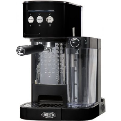 DOMO Espresso kávovar pákový - černý - Boretti B400