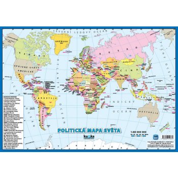 Politická mapa světa A3 - Kupka Petr