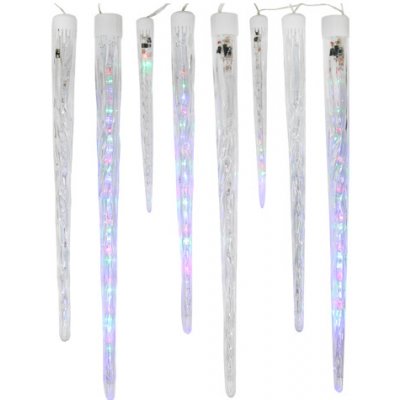 JUMI Dekorativní osvětlení 193 LED RGB rampouchy 8 ks 3,5 m – Hledejceny.cz
