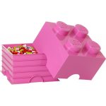 LEGO® úložný box 25 x 25 x 18 cm růžová – Zboží Dáma