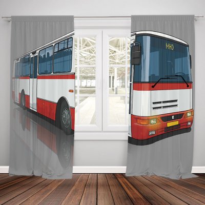 IMPAR Závěsy Karosa B 931 (Rozměr : 140x250, Materiál: Blackout) – Sleviste.cz
