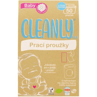 Cleanly Eco Prací proužky-pásky na 50 praní – Zboží Dáma