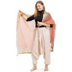 Sarong / šátek JALA / červeno-béžový – Sleviste.cz