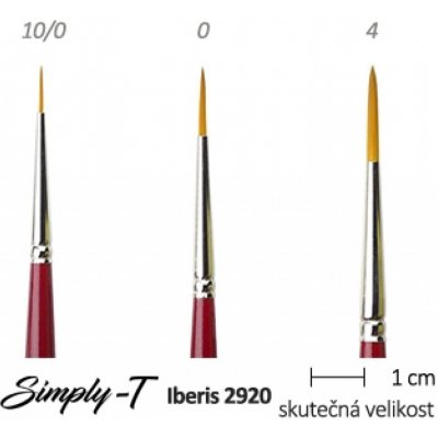 Štětec Iberis - špičatý krátký, 4 – Zboží Mobilmania