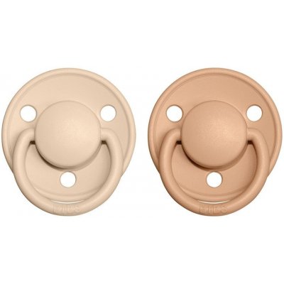Bibs De Lux přírodní kaučuk 2ks Vanilla / Peach – Hledejceny.cz