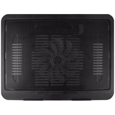 DeTech Chladící podložka 14" USB - černá – Zboží Živě