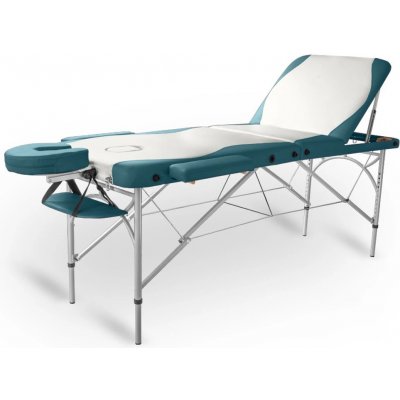 TANDEM Profi A3D Duo Skládací masážní stůlBarva: bílo-tyrkysová 195*70 cm / 15,9 kg / 4 barvy – Zboží Mobilmania