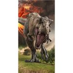 Jerry Fabrics Bavlněná froté osuška 70 x 140 cm - Jurský Svět "Volcano" – Hledejceny.cz