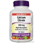 Webber Naturals Calcium citrát 300 mg podpora kostí a zubů 120 tablet – Hledejceny.cz