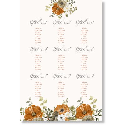 Personal Personal Zasedací pořádek - Autumn time – Hledejceny.cz