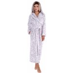 Vestis dámský župan dlouhý 3956 Flora 9103 dove grey šedá – Zboží Dáma