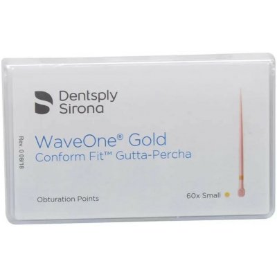 Dentsply Sirona WaveOne® Gold Conform Fit Gutaperčové Čepy Small 60 ks – Hledejceny.cz