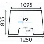 marteo Přední sklo Massey Ferguson - 350 355 360 362 – Hledejceny.cz