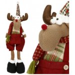 SPRINGOS Vánoční sob 45 cm červeno-hnědý CA0326-XG – Hledejceny.cz