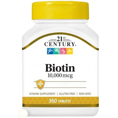 21st Century Biotin 10 000 mcg 360 tablet – Hledejceny.cz