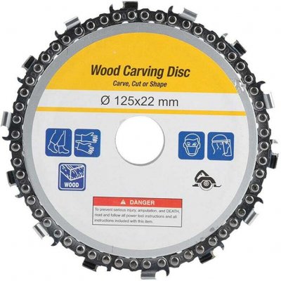 NOEMON TOOLS Řetězový řezný kotouč na dřevo - 125 x 22 mm – Zboží Mobilmania