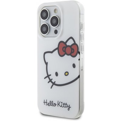 AppleMix HELLO KITTY Apple iPhone 13 Pro - hlava Hello Kitty - plastový / gumový - bílé