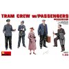 Model Miniart Tram Crew with Passengers 1:35