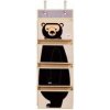 Dětský kapsář 3 Sprouts závěsný organizér Bear black