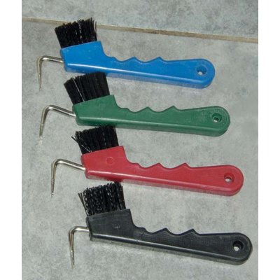 Háček na kopyta s kartáčkem červený – Zboží Dáma