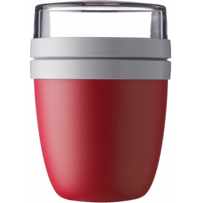 Mepal Ellipse Nordic Red červený dvoukomorový plastový lunch box – Zbozi.Blesk.cz