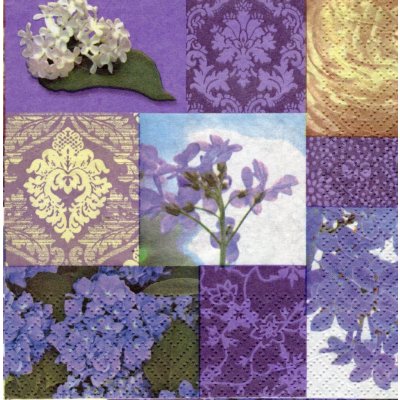 Ubrousek 33x33 cm FIALOVÁ KRÁSA – Zboží Mobilmania