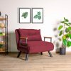 Pohovka Atelier del Sofa 1-místná Sando SingleMaroon, Kaštanová