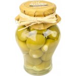 Amfora Olivy Gordal plněné česnekem 580 g – Zboží Dáma