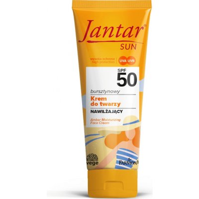 Farmona Jantar Sun Face Cream Opalovací mléko na obličej SPF50 50 ml