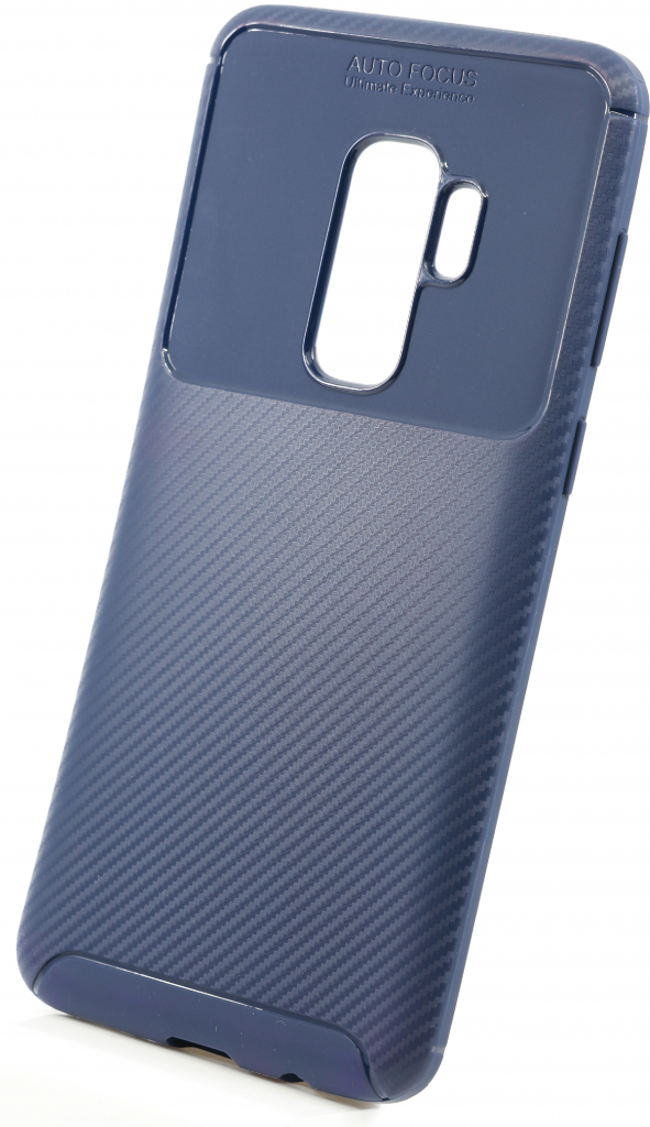 Pouzdro Bomba Měkký obal carbon look pro samsung - modrý Galaxy S9 Plus C011_SAM_S9_PLUS_BLUE