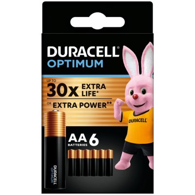 DURACELL Optimum AA 6 ks 42385 – Hledejceny.cz