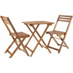 tectake 406565 bistro set hnědá – Hledejceny.cz
