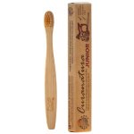 Curanatura Junior dětský bambusový zubní kartáček extra soft – Zboží Mobilmania