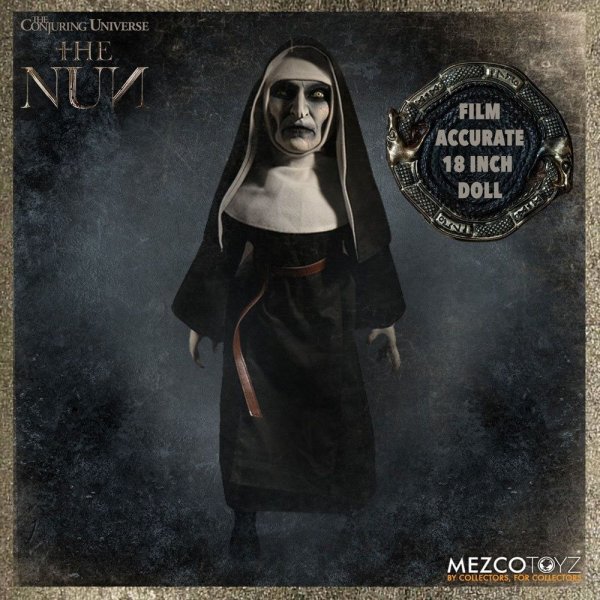 Sběratelská figurka Mezco The Conjuring Universe panenka The Nun The Nun Movie 46 cm