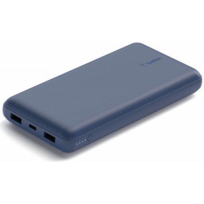 Belkin Powerbank 20.000mAh blue 15W+USB-A/C Kab. 15cm BPB012BTBL – Zbozi.Blesk.cz