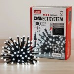 Emos D1EC01 Standard LED spojovací vánoční řetěz záclona 1x2 m venkovní studená bílá – Sleviste.cz