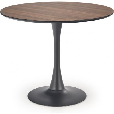 Halmar Jídelní kulatý stůl OLMO 90 cm černá zlatý dub – Hledejceny.cz