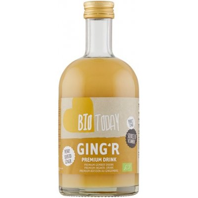 BioToday Ginger prémiový zázvorový nápoj 0,5 l – Zboží Mobilmania