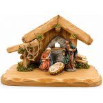 AMADEA Dřevěný betlém BEZ FIGUREK 38 cm český výrobek – Hledejceny.cz