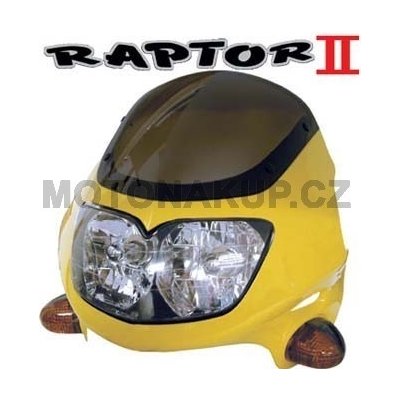 Přední maska na moto RAPTOR II s blinkry yellow od 1 506 Kč - Heureka.cz