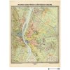 Nástěnné mapy Topo Map Budapešt 1906 - nástěná historická mapa 65 x 86 cm Varianta: bez rámu v tubusu, Provedení: laminovaná mapa v lištách