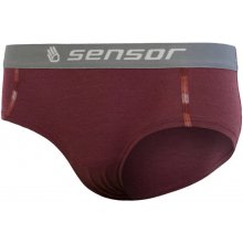 Sensor Merino AIR dámské kalhotky tmavě vínová