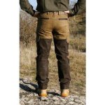 Kalhoty Carl Mayer Ramsau kožené zeleno-hnědé – Zboží Dáma