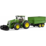 Bruder 3055 Traktor JOHN DEERE 7930 s čelním nakladačem a návěsem – Zbozi.Blesk.cz