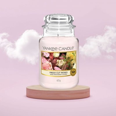 Yankee Candle Fresh Cut Roses 623 g – Zboží Mobilmania